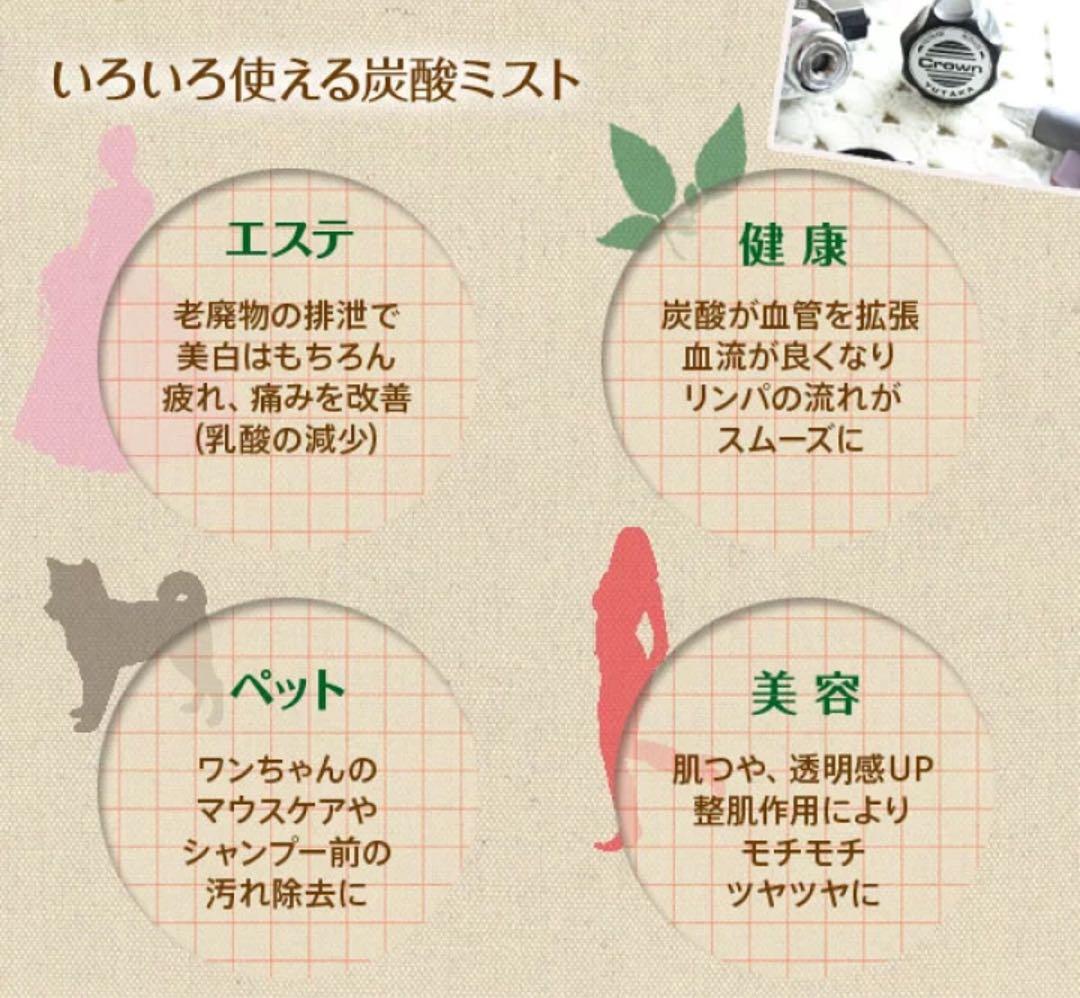 みのきち業務用炭酸ミスト 美容 エステ サロン