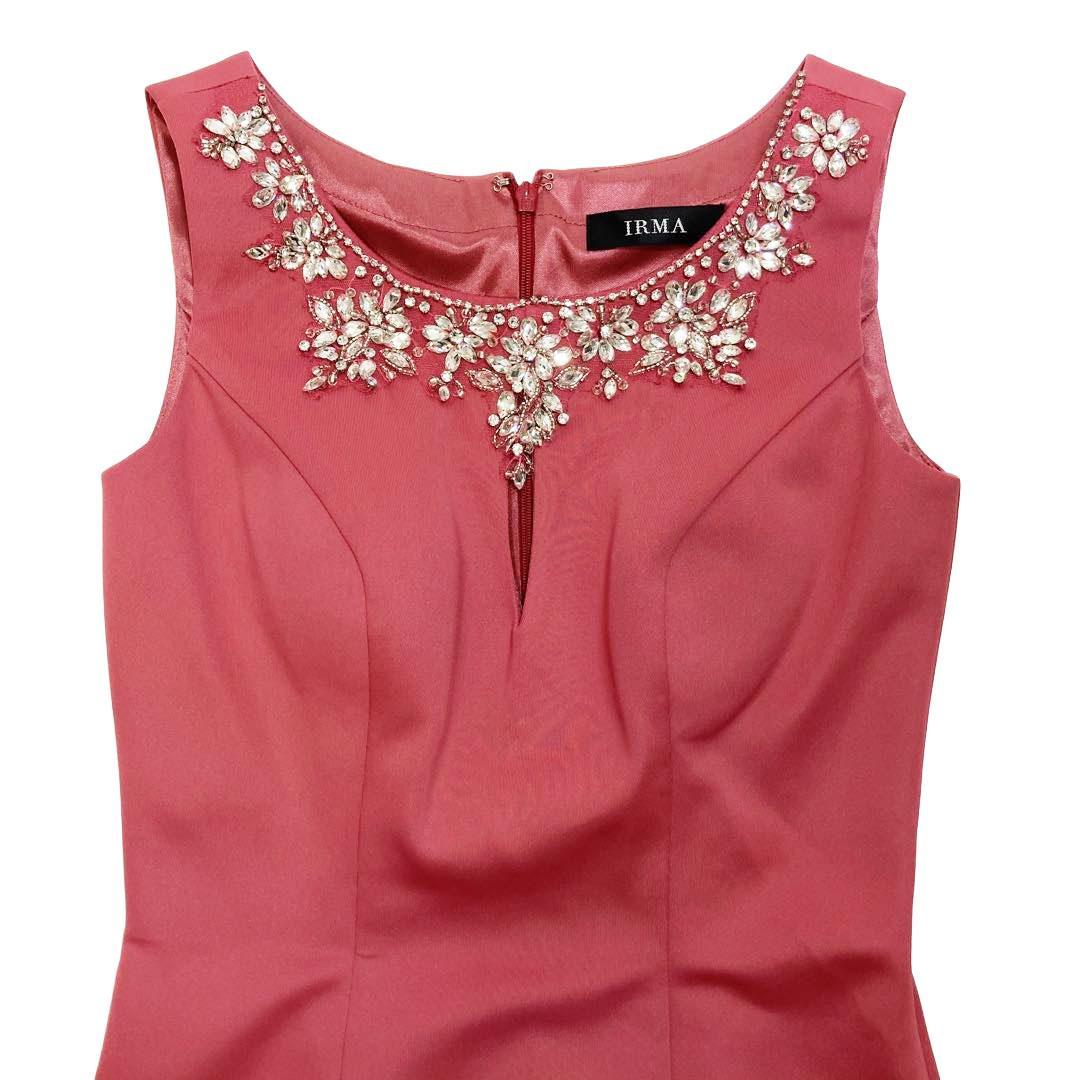 IRMA イルマ デコルテビジュー バストカット タイトミニドレス sugar