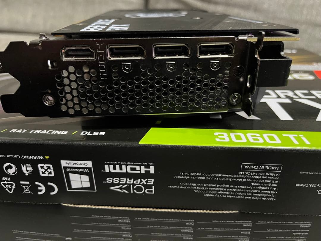 グラフィックボード・グラボ・ビデオカード MSI GeForce RTX 3060 Ti Gaming X