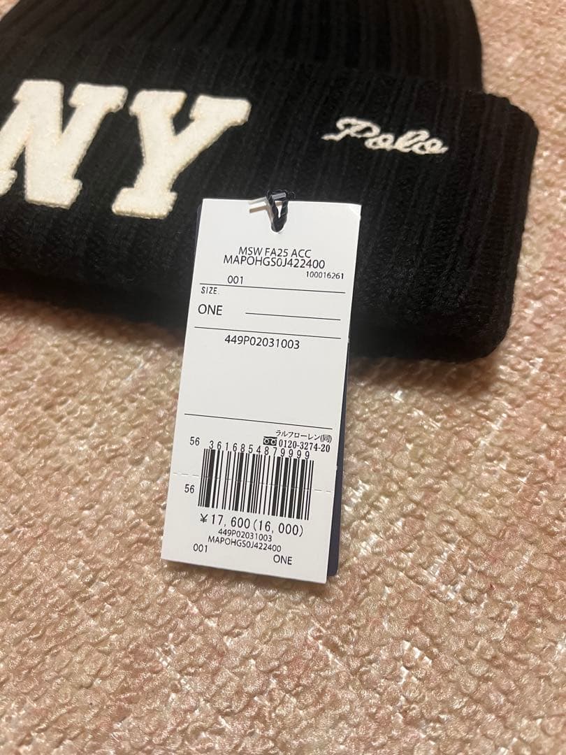 新品未使用⭐︎POLO NYニット帽