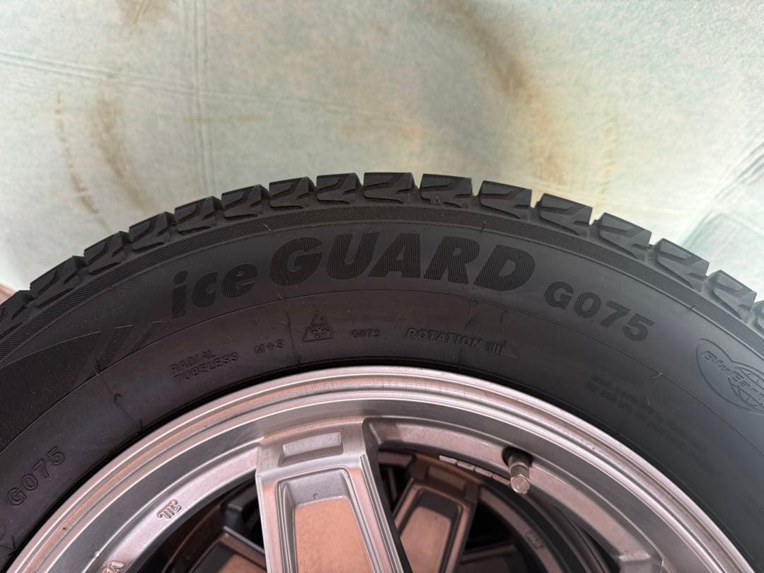状態良！22年製 ヨコハマiceGUARD 175/80/16 ホイール付き4本