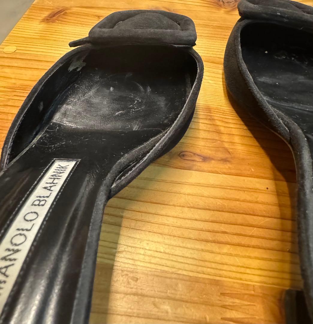MANOLO BLAHNIK メイセール　ミュール　35ハーフ