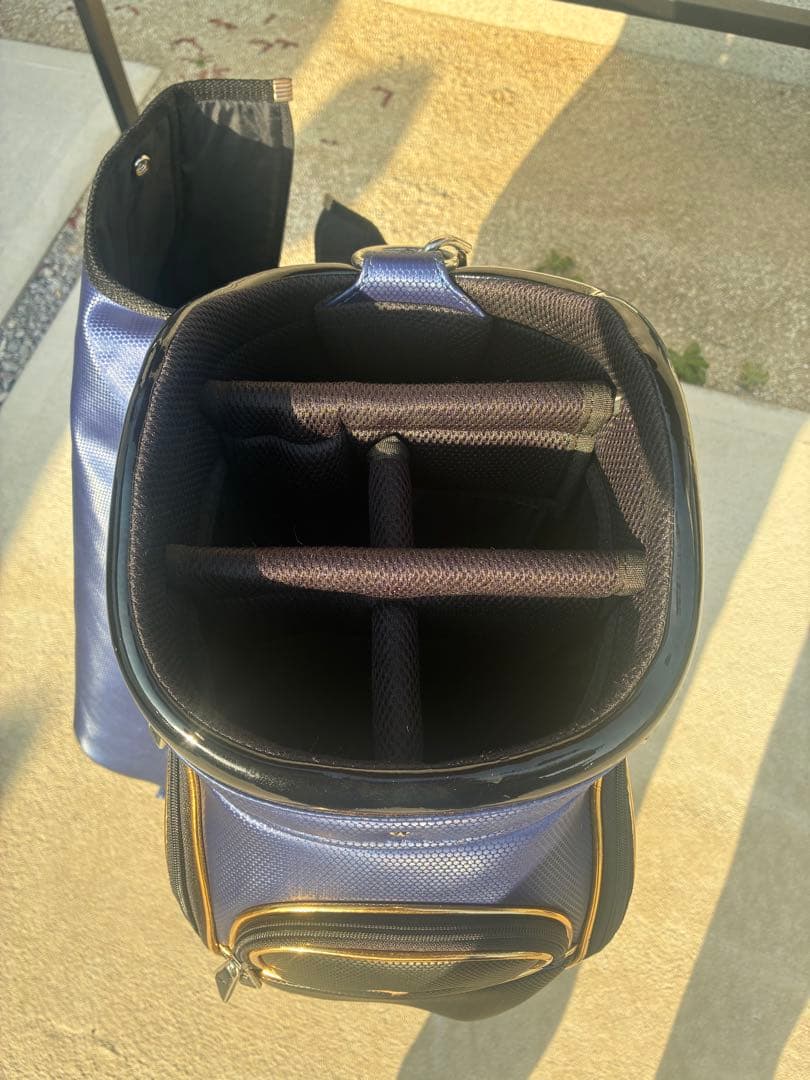 Mizuno キャディバッグ ネイビー/ゴールド