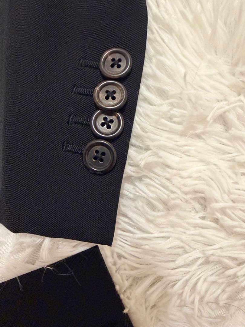 本日最終日！【美品】PRADA ダークグレー シングルボタン スーツ おまけ付き