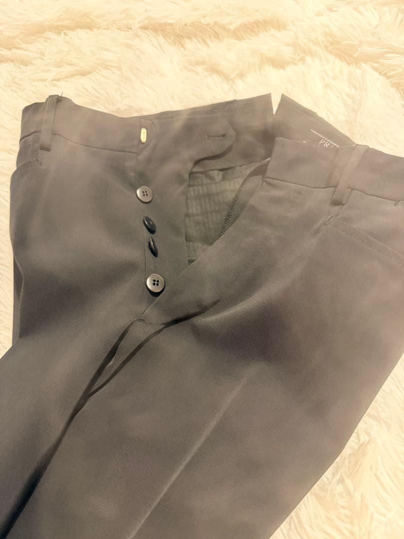 本日最終日！【美品】PRADA ダークグレー シングルボタン スーツ おまけ付き