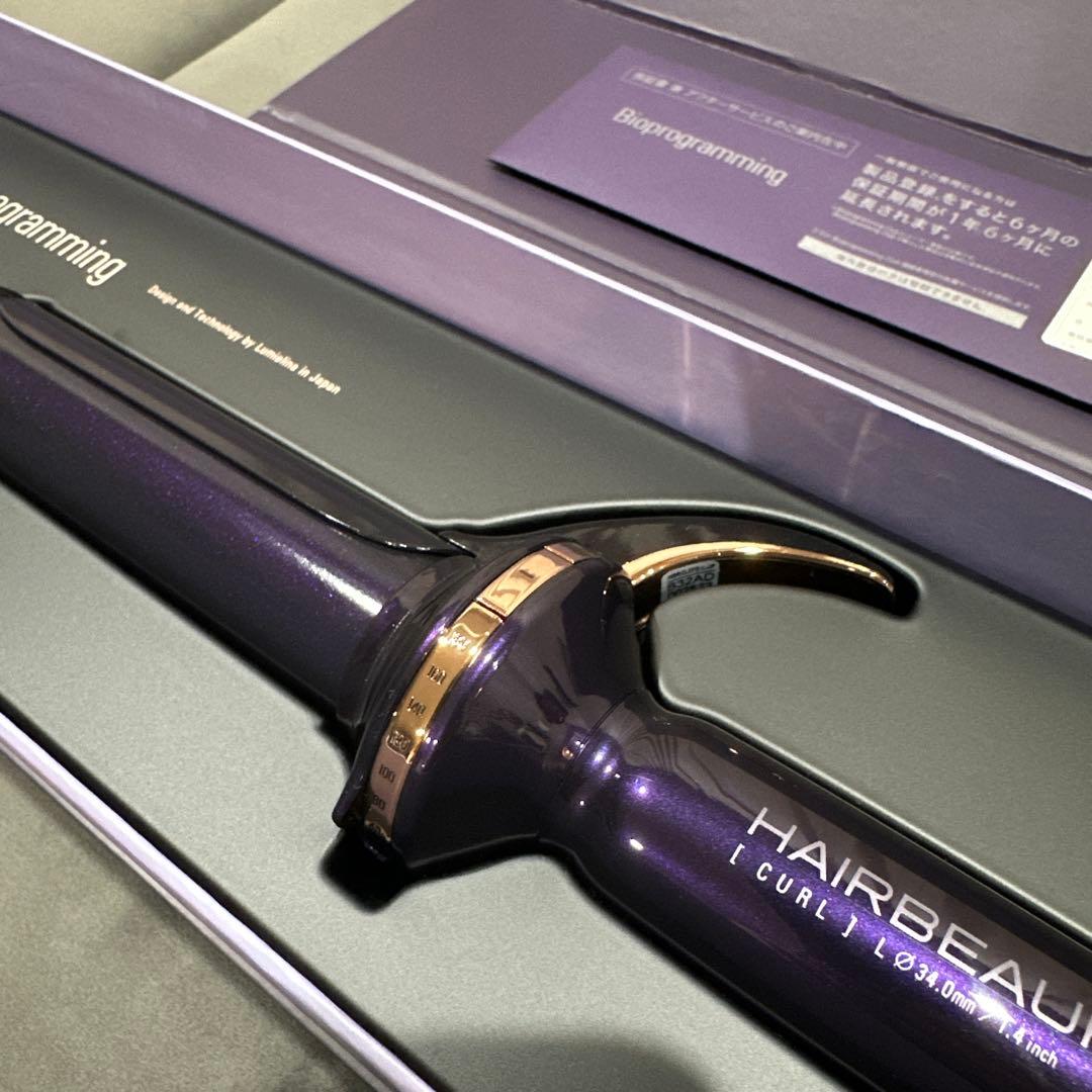 【付属品完備】ヘアビューロン　カールアイロン　34㎜　27D 美品