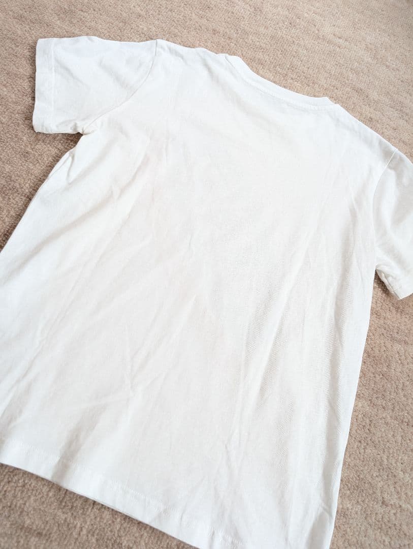 モンクレール　Tシャツ 150cm キッズ　白　ロゴワッペン　2022 極美品