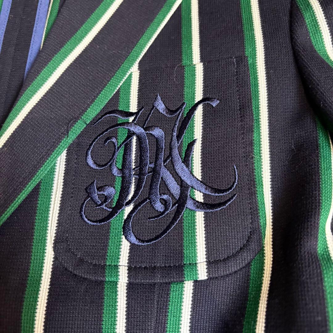 【未使用】NEWYORKER ストライプ テーラードジャケット