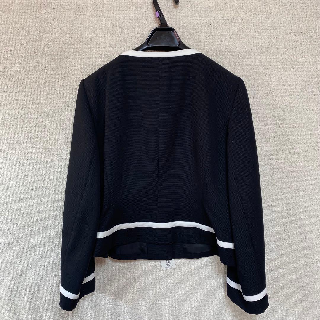 【新品タグ付き】アンジョア 事務服 17号 ジャケット プリーツスカート セット