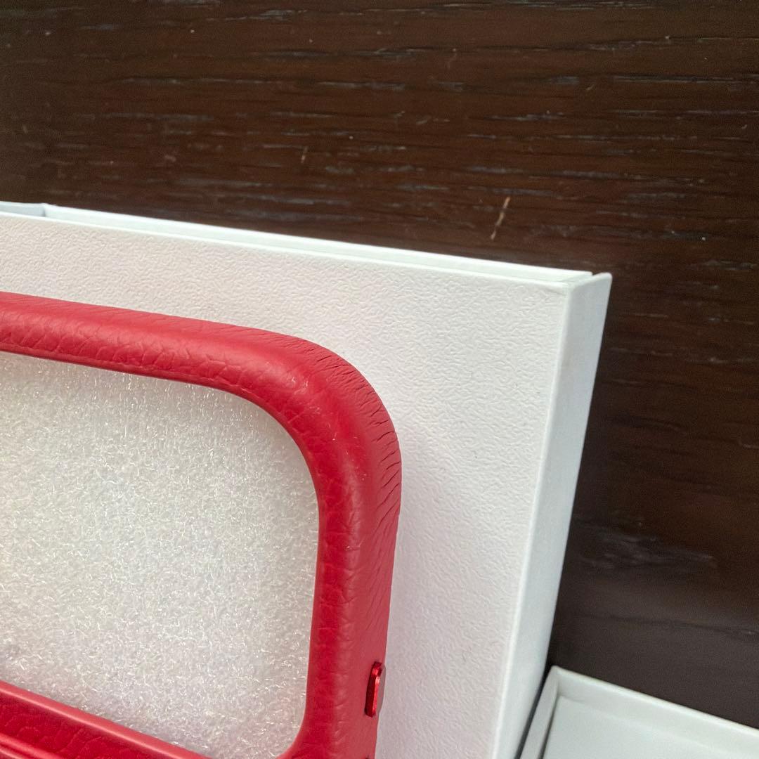 【美品】DEMiu Ballon iPhone17ProMax ケース レッド