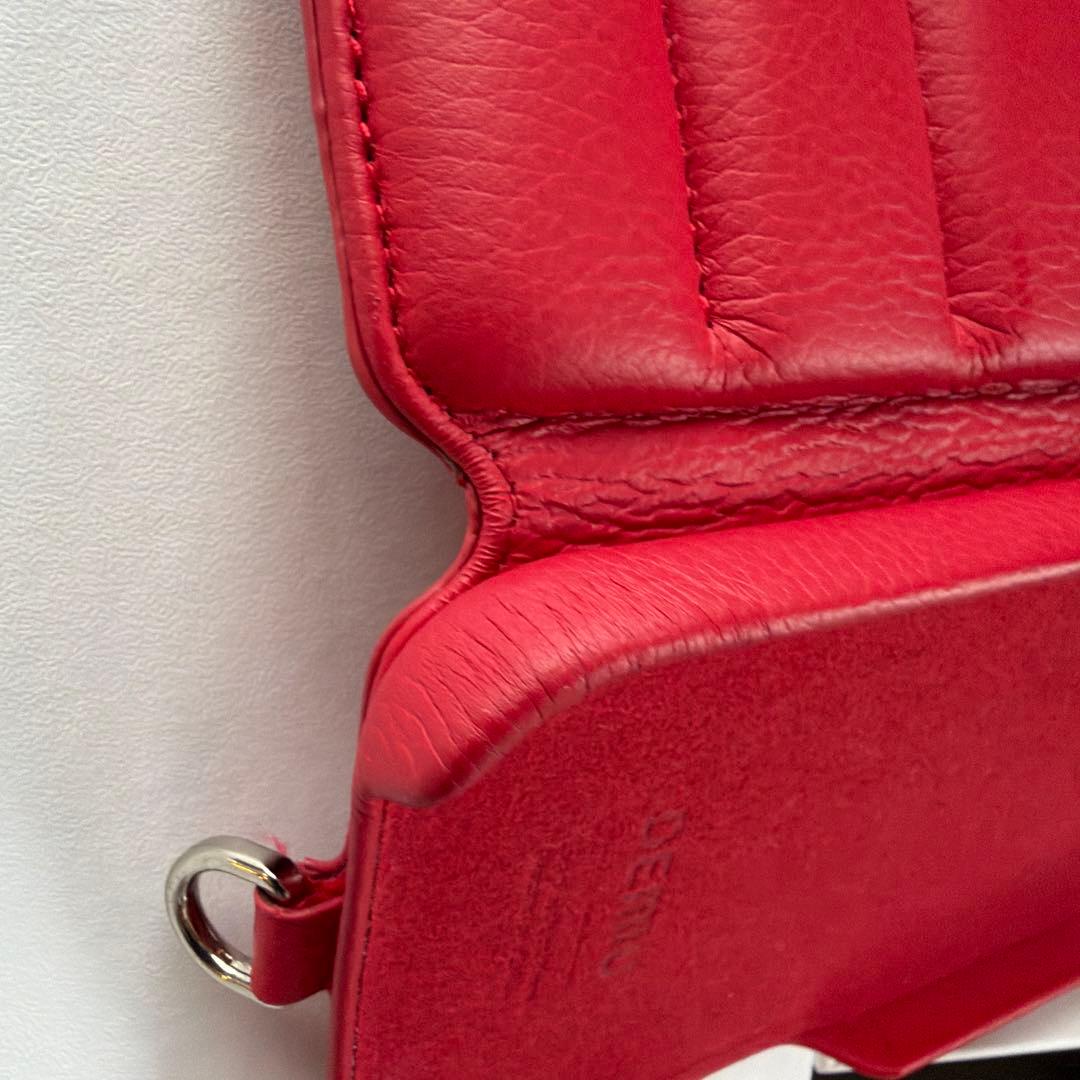 【美品】DEMiu Ballon iPhone17ProMax ケース レッド