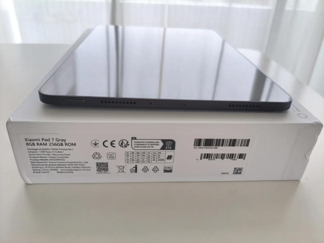 Androidタブレット本体 Xiaomi Pad 7 Gray 8GB / 256GB