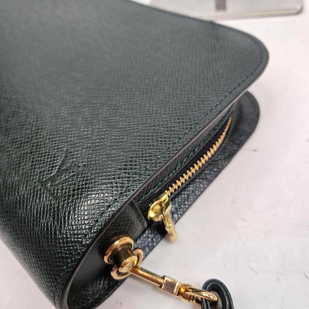 極美品 LOUIS VUITTON バイカル タイガレザー クラッチバッグ