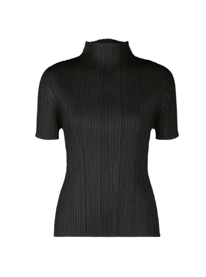 pleatsplease ブラック　半袖 3