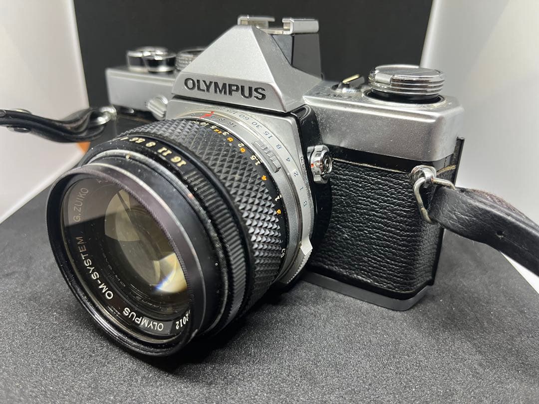 OLYMPUS OM-1 フィルム一眼＋レンズ他一式 ジャンク
