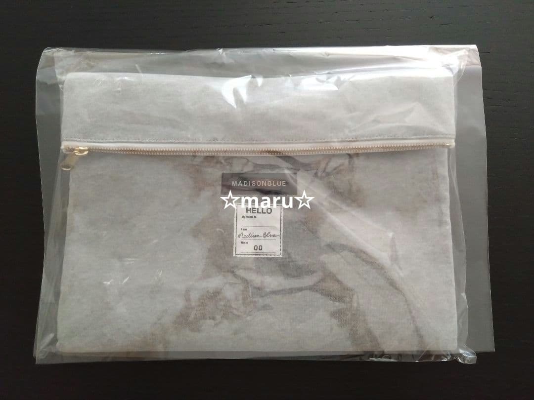 MADISONBLUEマディソンブルーノベルティ☆PCケースクラッチバック