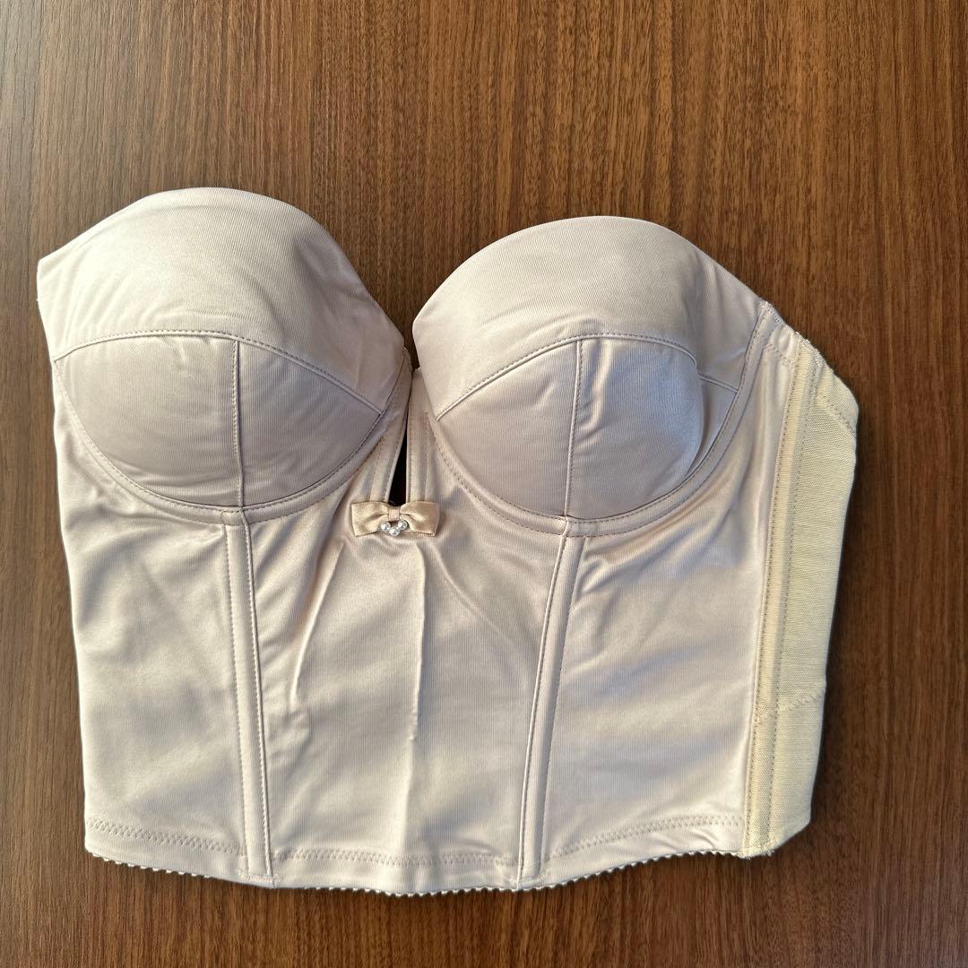 【美品】bloom ブライダルインナー ビスチェC75&ロングガードルセットL