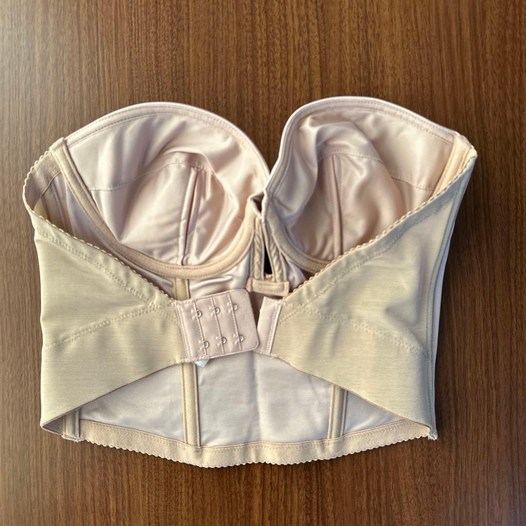 【美品】bloom ブライダルインナー ビスチェC75&ロングガードルセットL