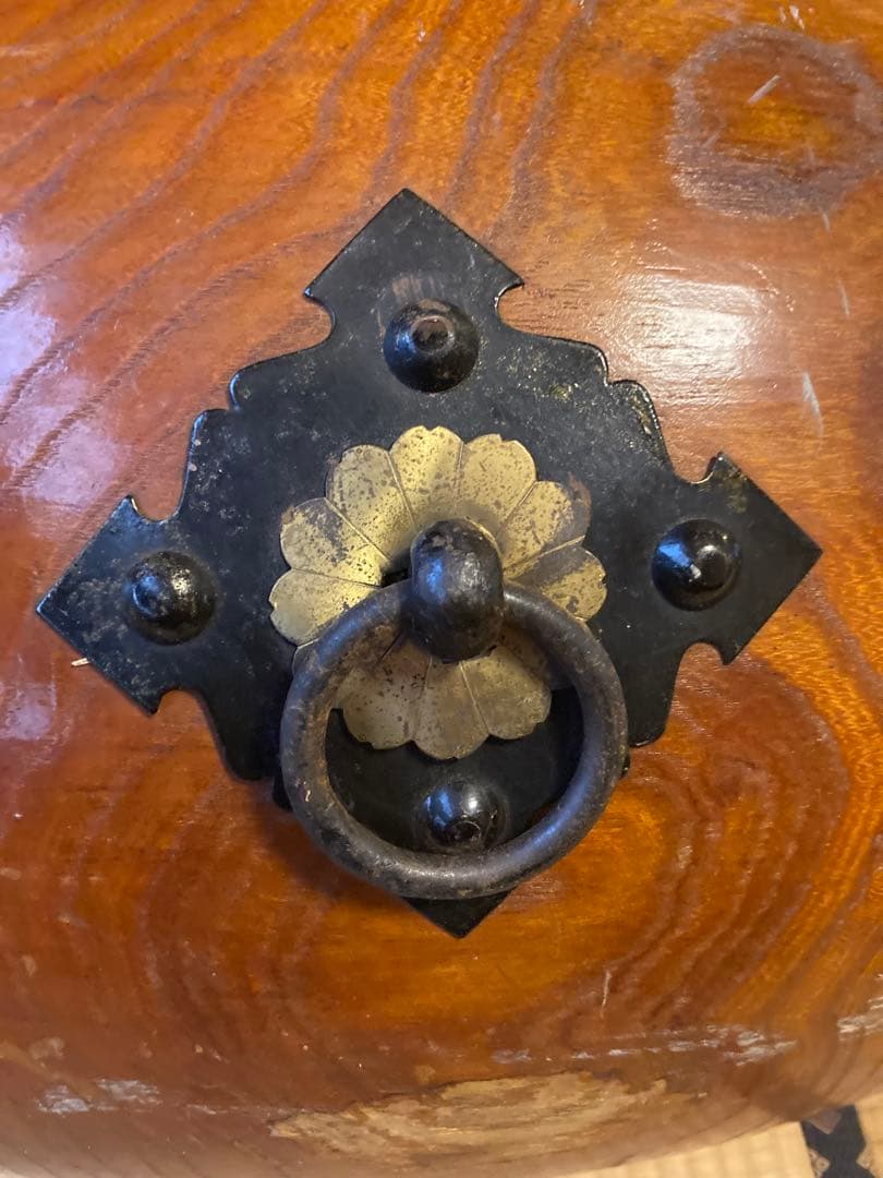 和太鼓 （宮太鼓）長胴1尺3寸 創業明治12年 雷印太鼓業4代目 林繁商店