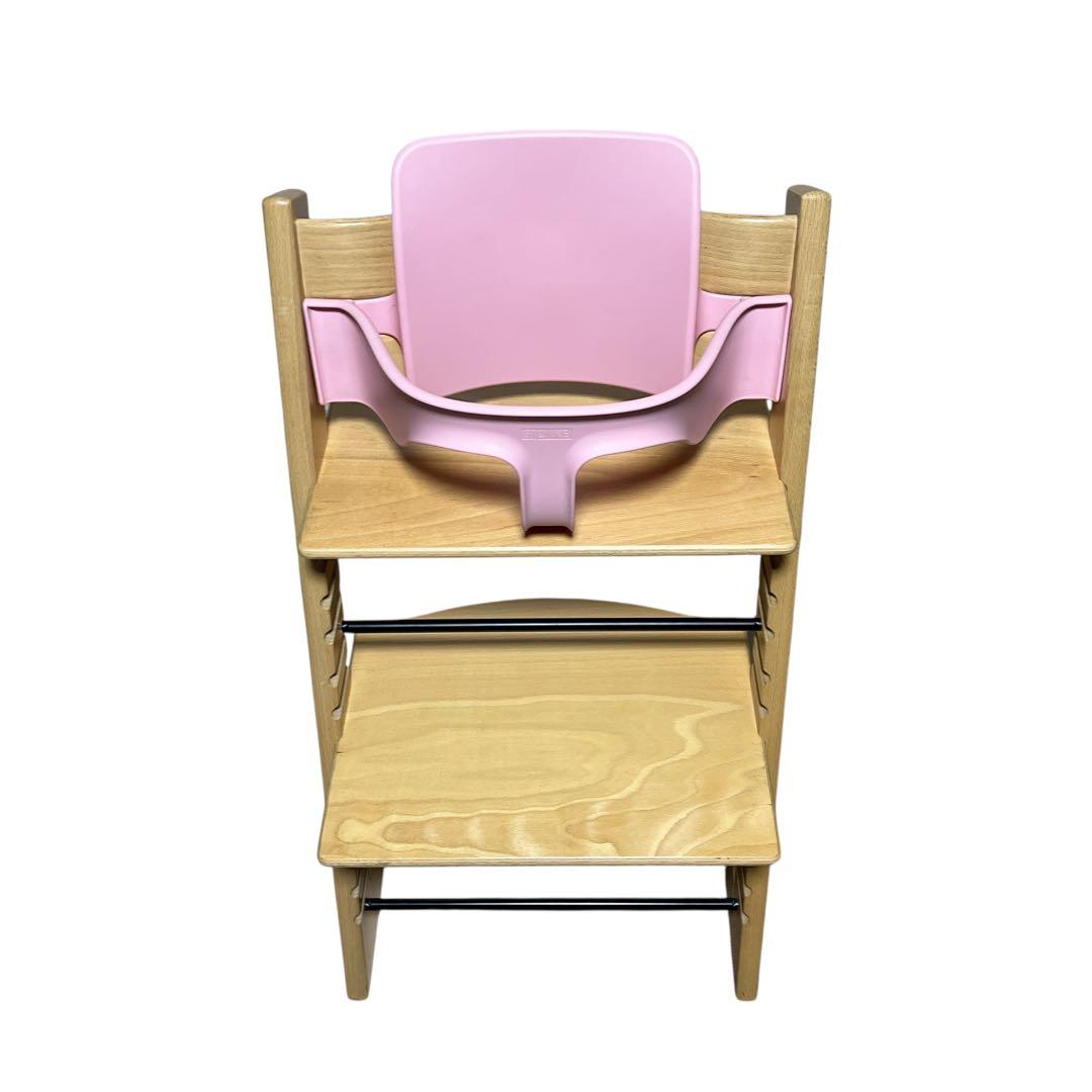 専用　　　ストッケ トリップトラップ ナチュラル×ピンクベビーセット人気カラー