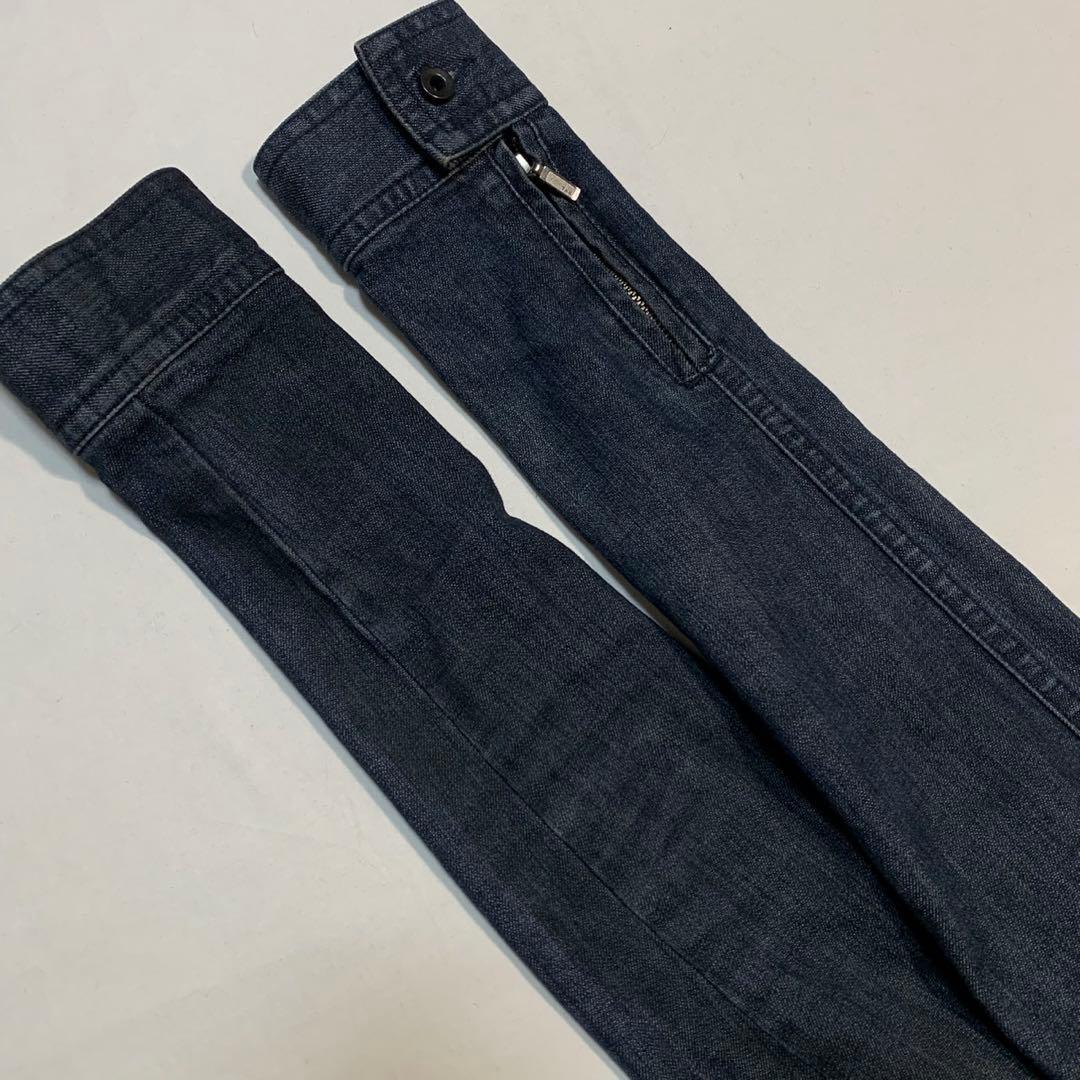 ジャケット・アウター MORGAN HOMME zip gimmick denim jacket