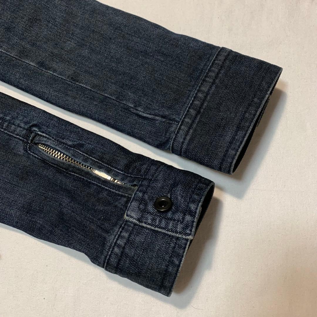 ジャケット・アウター MORGAN HOMME zip gimmick denim jacket