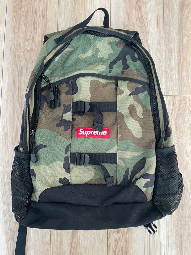 Supreme迷彩 14ss バックパック