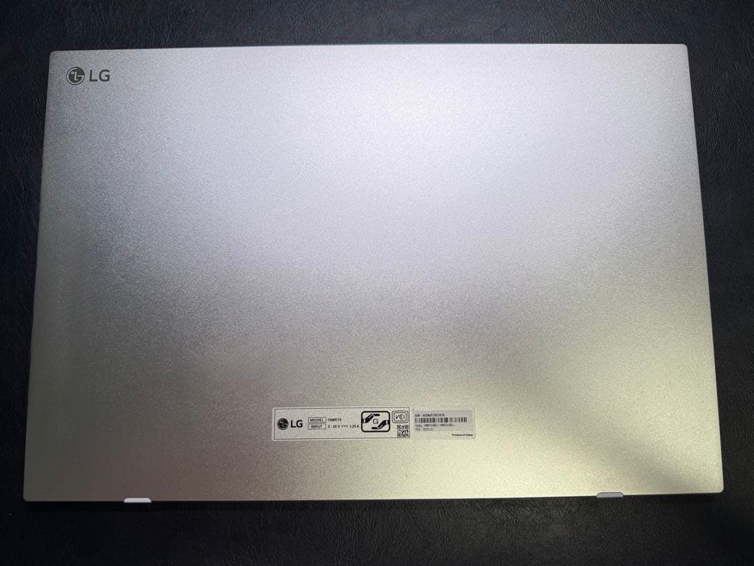 LG gram +view モバイルモニター 16インチ