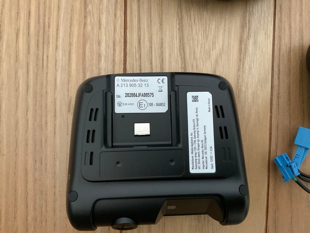 【純正・動作正常】メルセデス・ベンツ ドライブレコーダー 前後セット