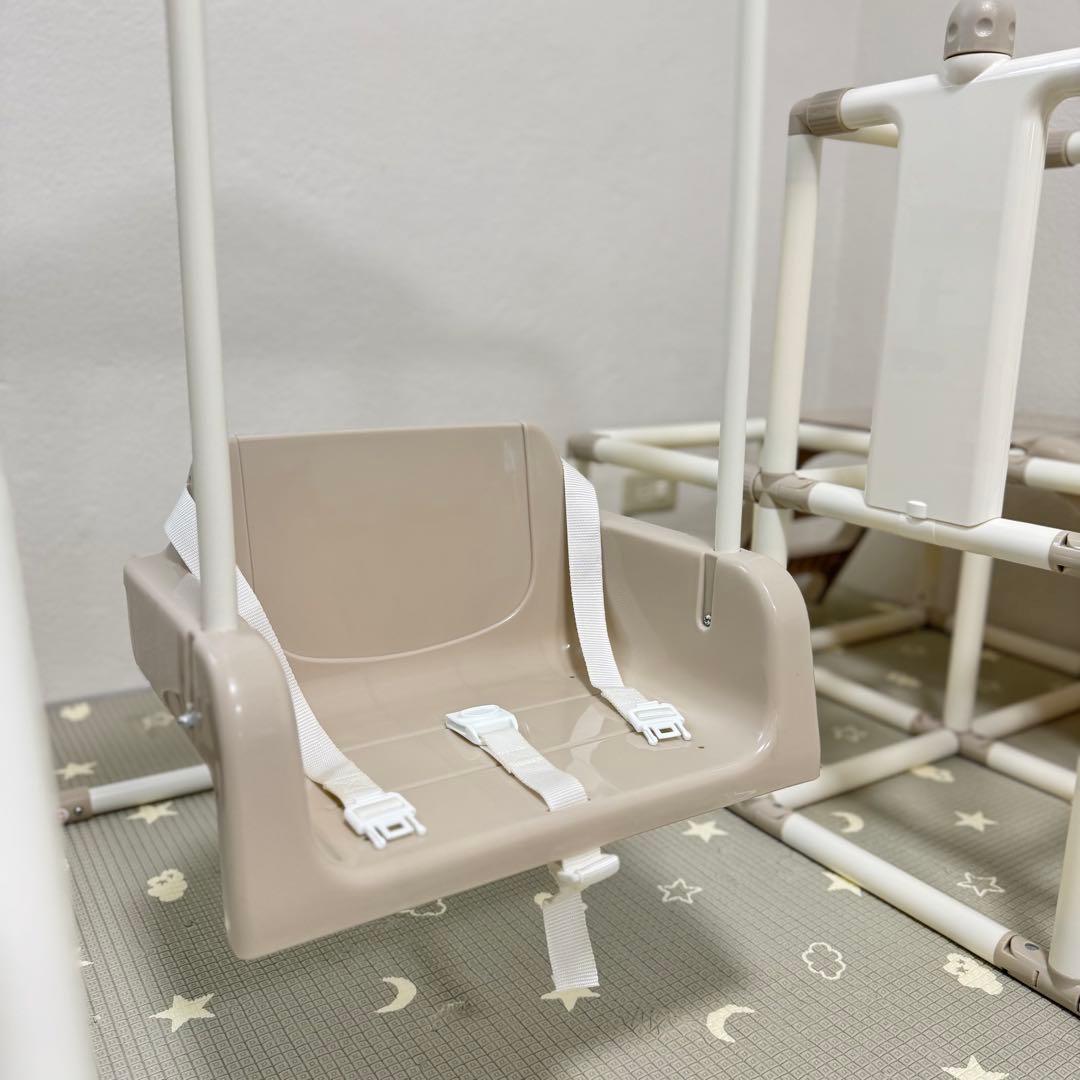 最終価格☆ おりたたみ　わんぱくスライダージム ブランコ付きDX