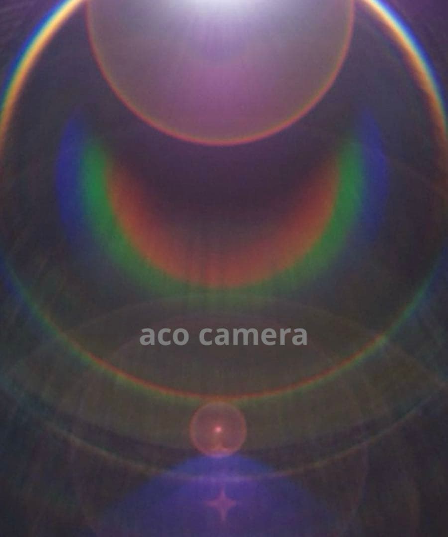 【虹色多重フレア】PENTAX Super Takumar 55mm f1.8