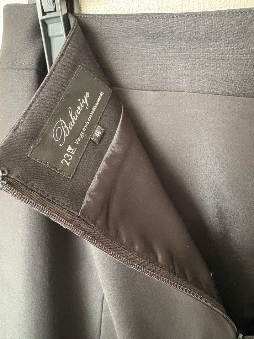 23区 ブラックスカートスーツ上下 セットアップ 大きいサイズ