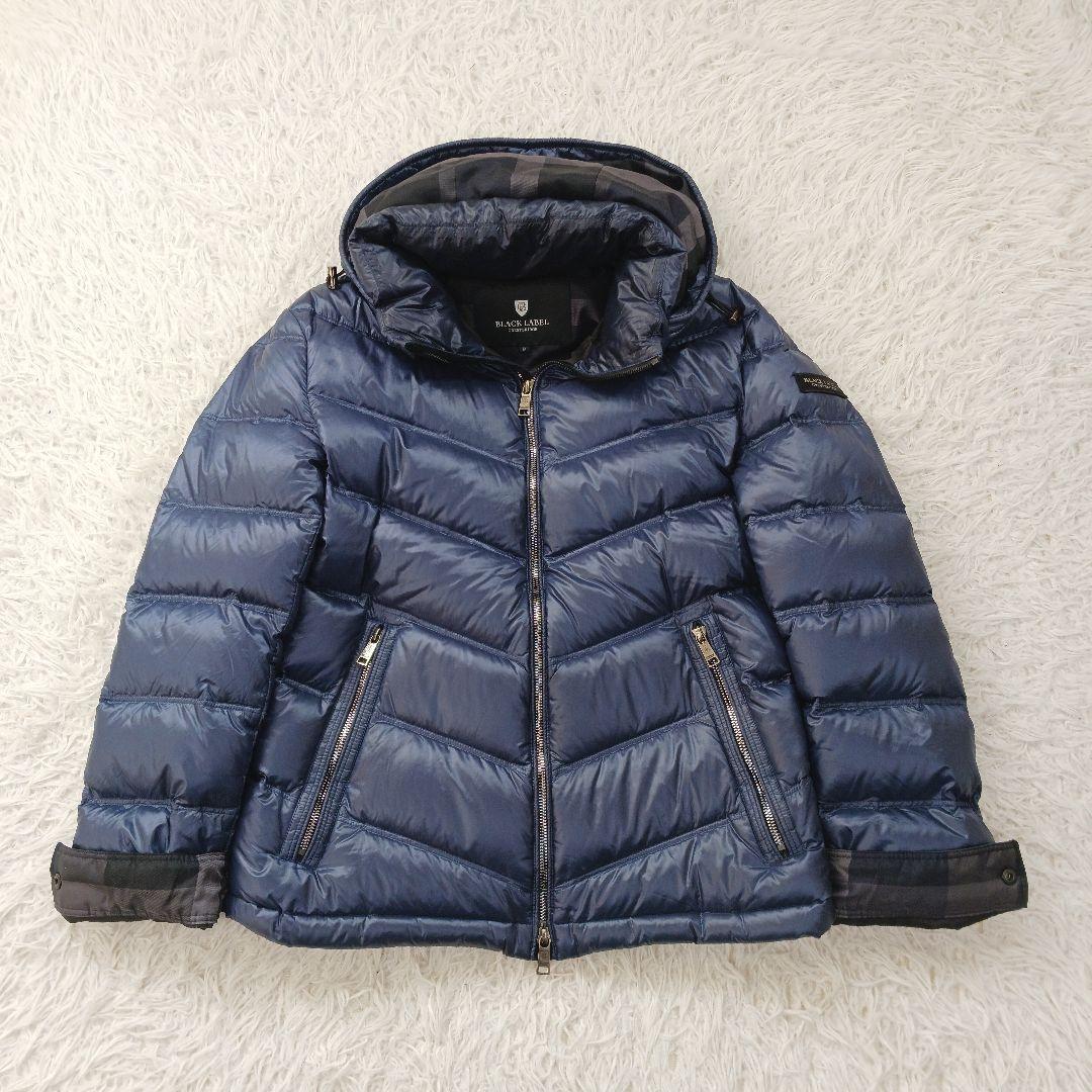 ✨23AW✨ブラックレーベル　ダウンジャケット　ネイビー　サイズ M
