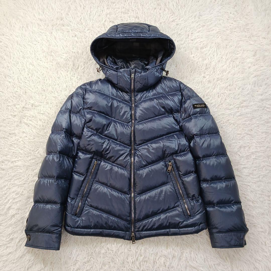 ✨23AW✨ブラックレーベル　ダウンジャケット　ネイビー　サイズ M
