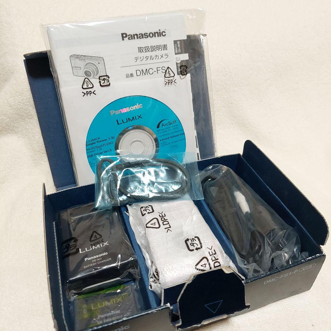 Panasonic コンパクトデジタルカメラ LUMIX DMC-FS1-P