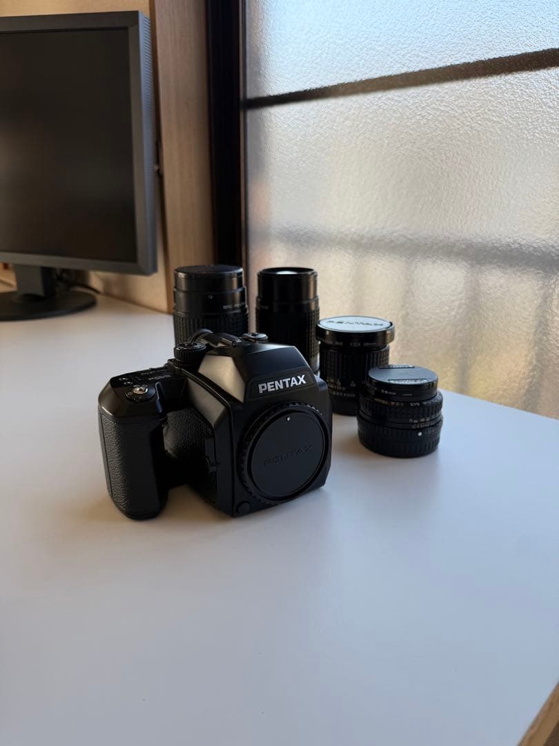 PENTAX 645N 本体＋レンズ4本セット