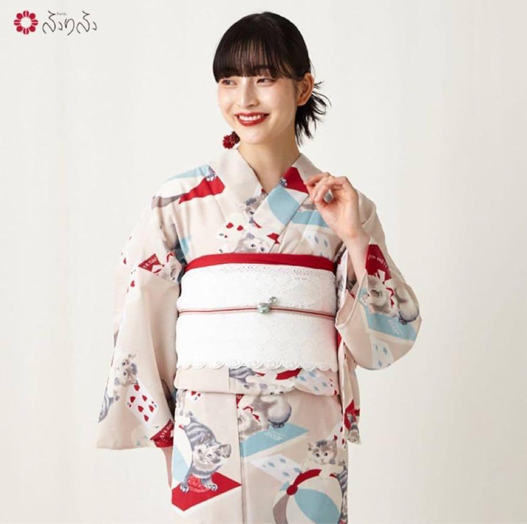 ふりふ　猫トランプ　浴衣　セオアルファ