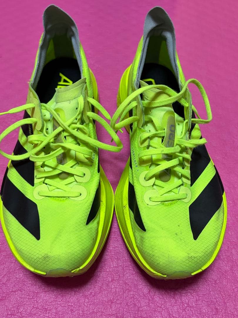 アディオスプロ4 ADIZEROADIOS PRO 4 蛍光イエロー26.5cm