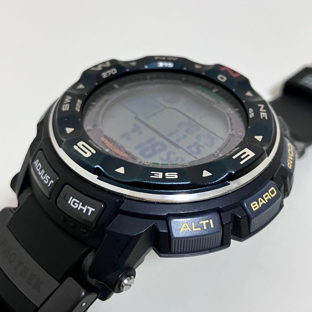 【動作良好】 CASIO PROTREK PRW-2500 電波ソーラー