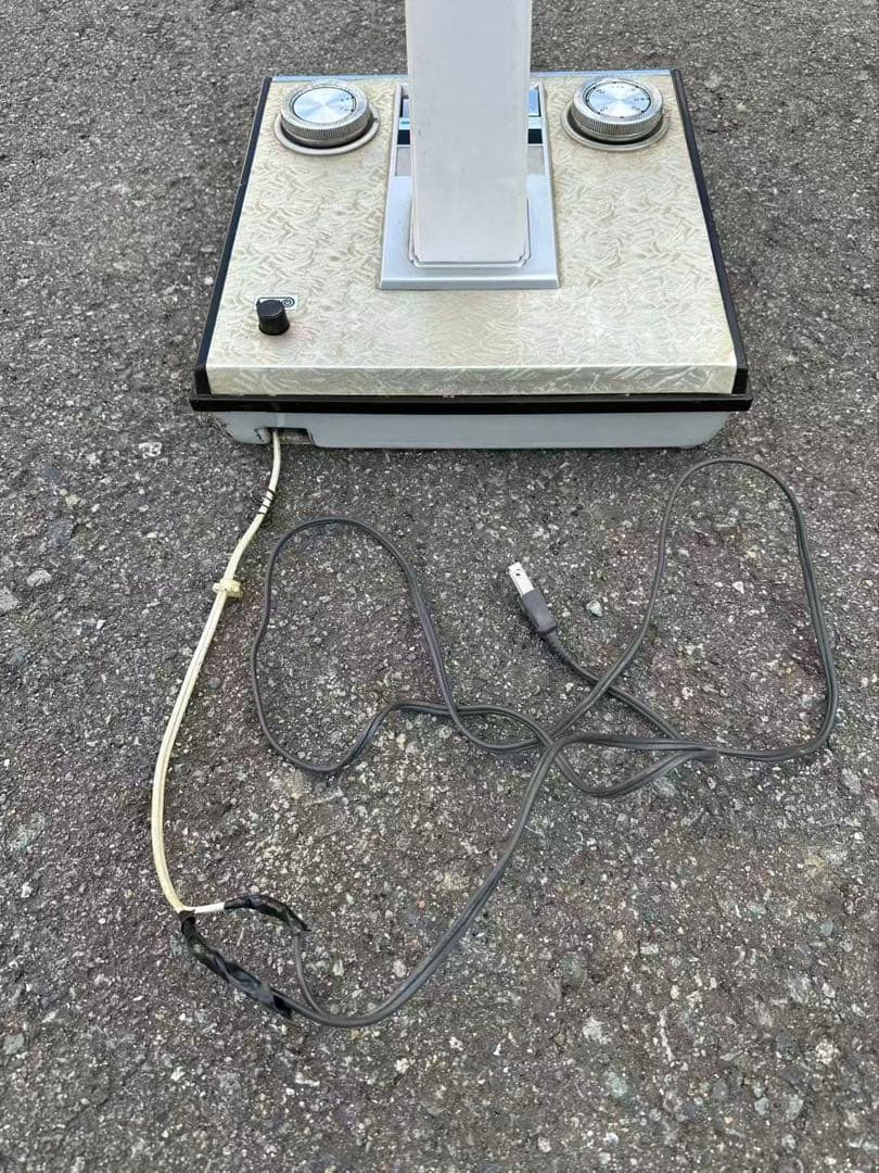 National 扇風機 F-35MA子供がガードに触ると羽根が止まるストップ