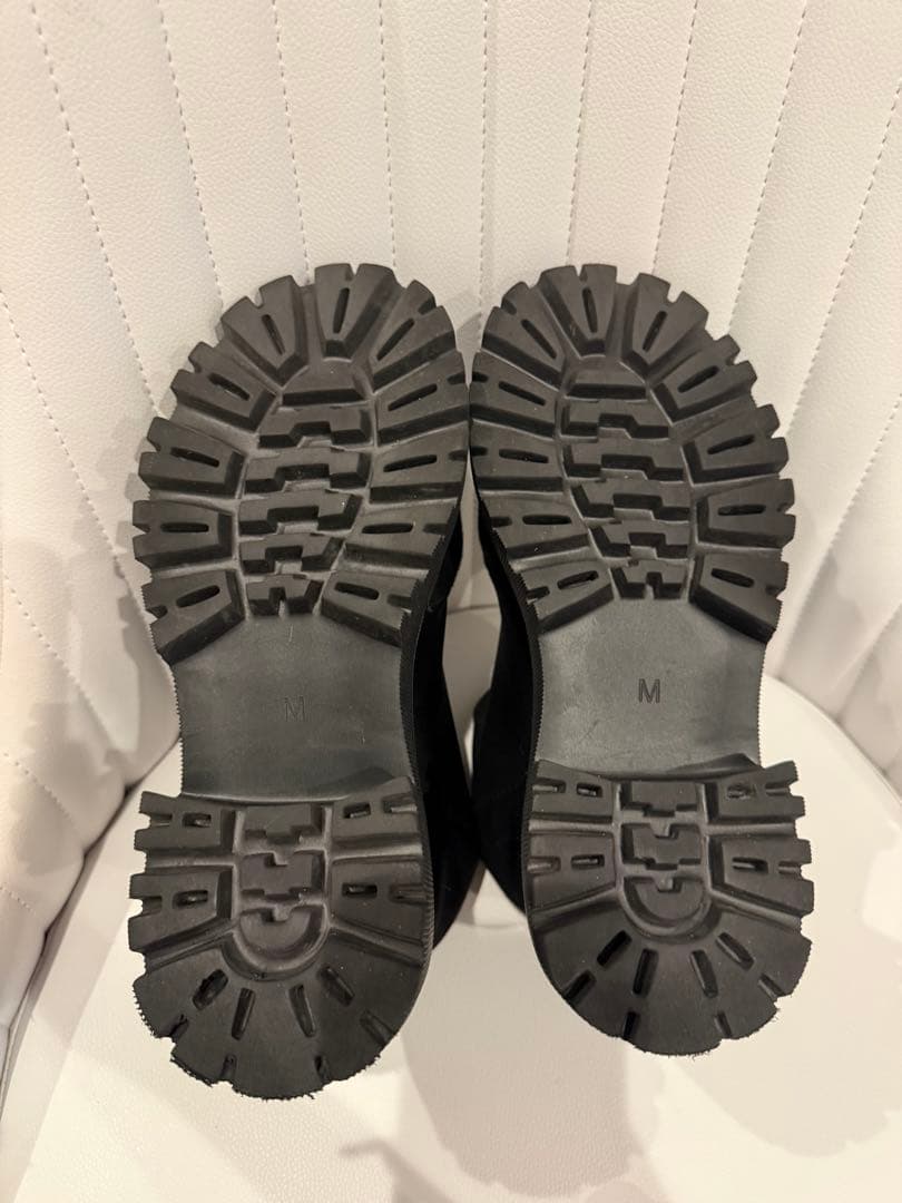 YELLO イエロ　厚底ブーツ ストレッチ　ブラック　Mサイズ