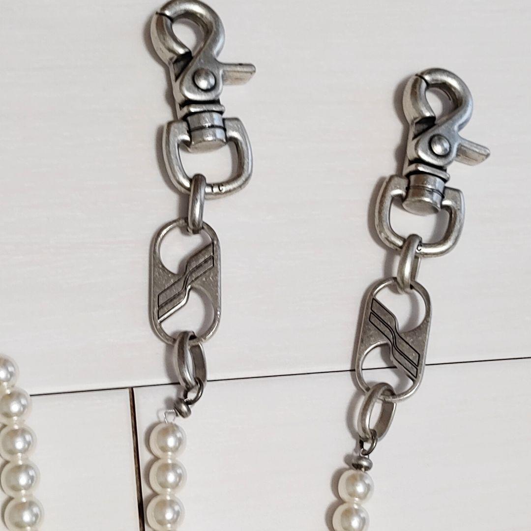 joker　WE11DONE ウェルダン　パールウォレットチェーン