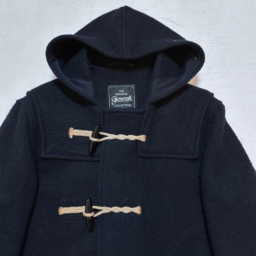 グローバーオール EDIFICE別注 MONTYダッフルコート 英国製 紺 XS