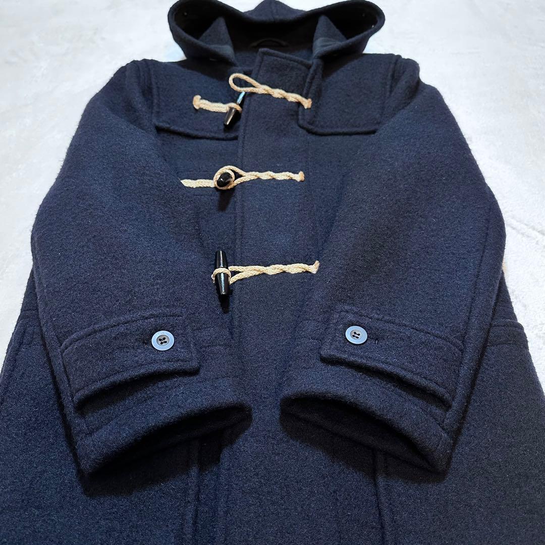 グローバーオール EDIFICE別注 MONTYダッフルコート 英国製 紺 XS