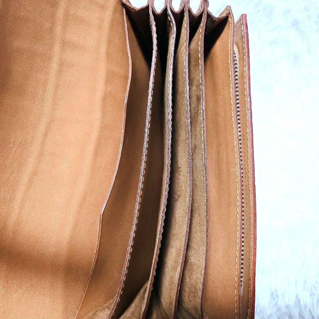 2/7限定☆フェリージ 長財布 クロコ型押し 本革 イタリア製 オレンジブラウン