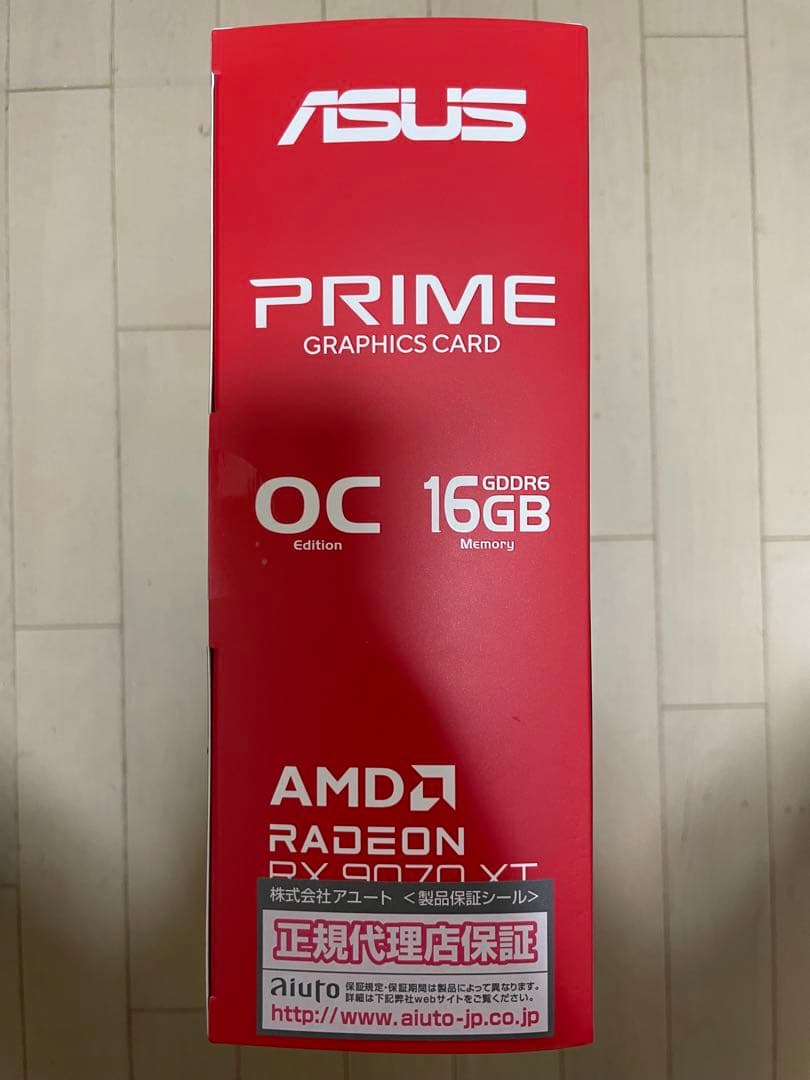 ［新品］ASUS Radeon RX 9070 XT OC 16GB