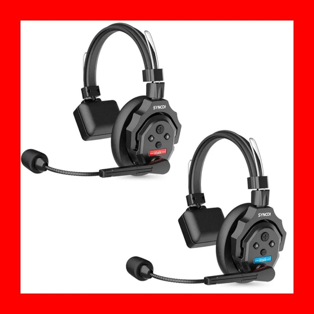 SYNCO XTALK X2 インカム 2個 ワイヤレスインカムヘッドセット