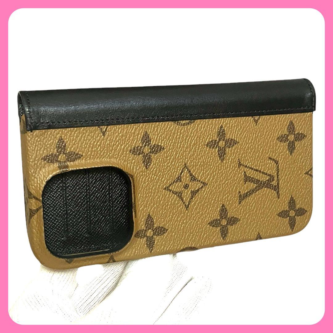 ルイヴィトン iPhone15Pro•フォリオ モノグラム リバース ケース