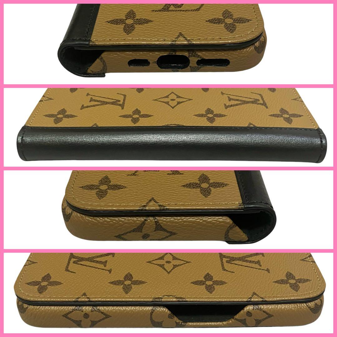 ルイヴィトン iPhone15Pro•フォリオ モノグラム リバース ケース