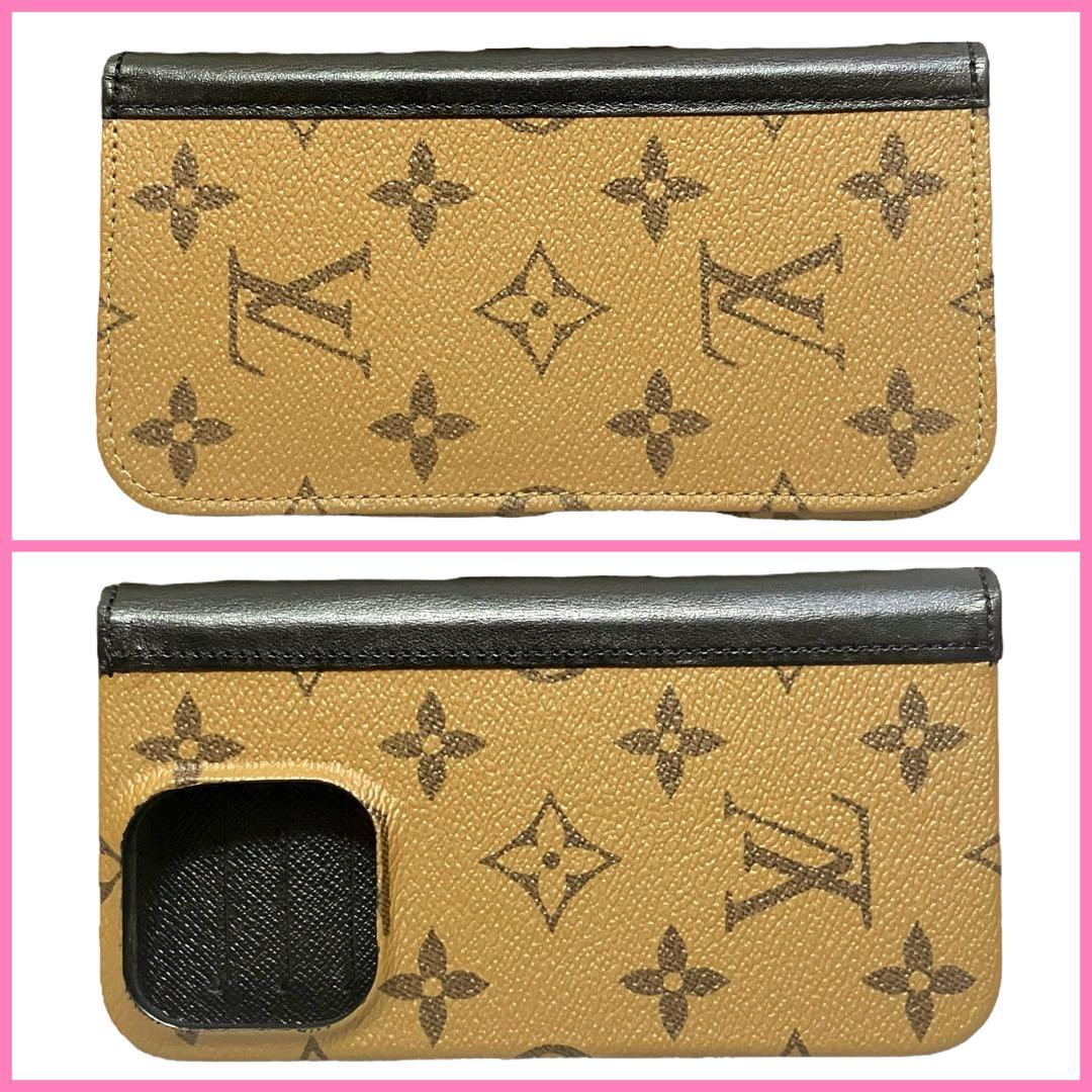 ルイヴィトン iPhone15Pro•フォリオ モノグラム リバース ケース